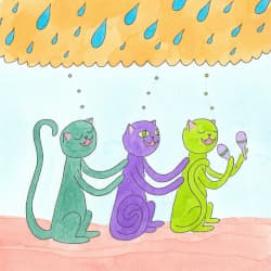 Dešťové masáže pro děti
